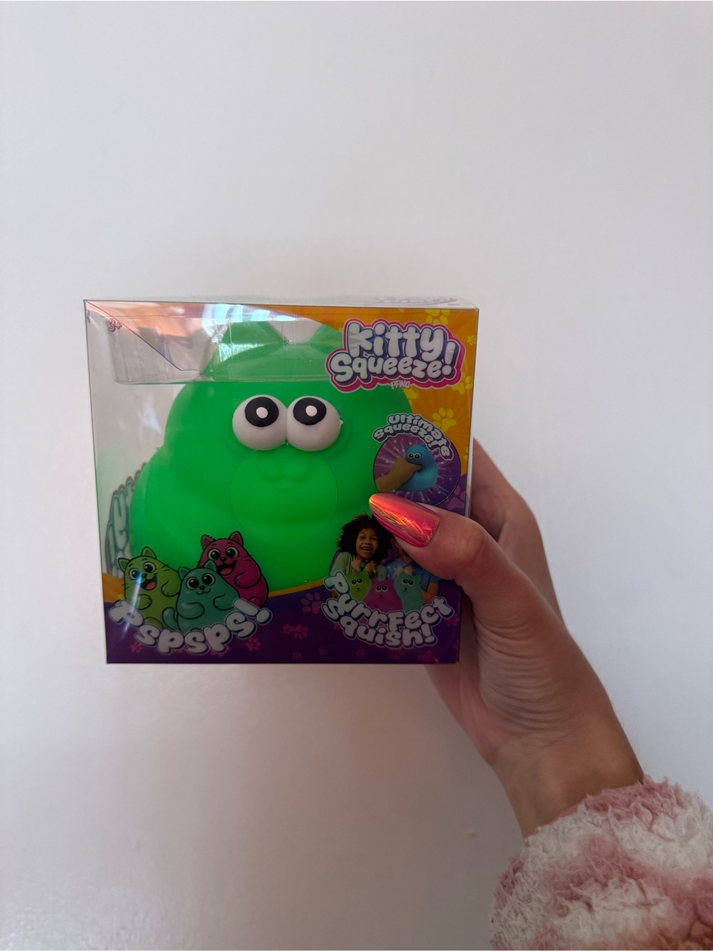 Kitty Squeeze! Green Squeeze Kitty